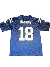 Reebok Peyton Manning Indianapolis Colts Jersey Youth Size Large 14-16 Football