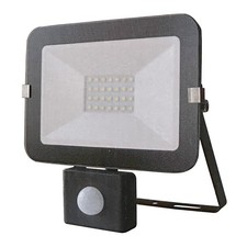 Brackenheath iSpot Frameless 10W Floodlight with PIR IP65 4000K 900lm i2013B
