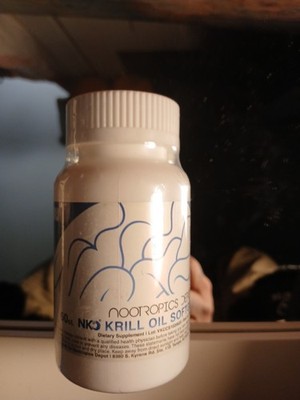 Krill Oil Nootropics 60 Softgels Wxp 2/28