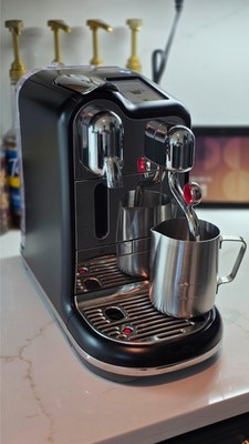 BREVILLE Creatista Pro Espresso Machine Black Truffle BNE900BTR1BUC1