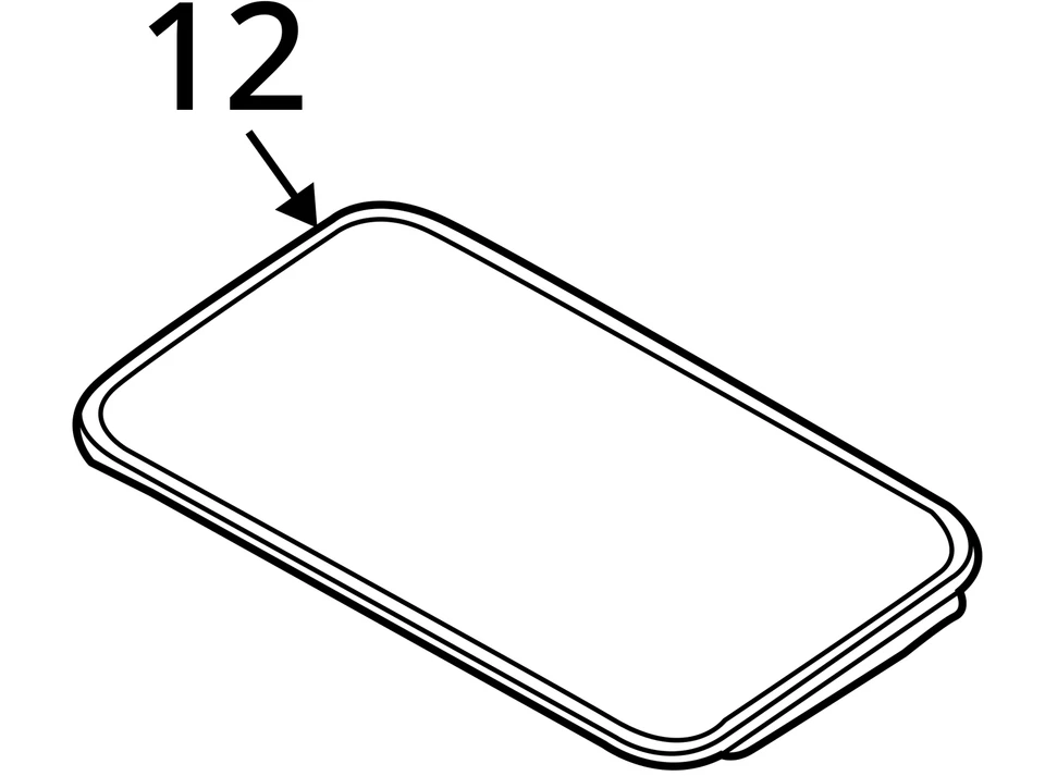 Nissan Murano 2003-2005 techo corredizo techo corredizo vidrio fabricante de equipos originales Foto 4 de 4