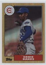 2022 Archives 1987 Topps Design Rainbow Foil 134/199 Ernie Banks #249 HOF 16vb
