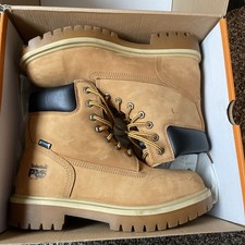 Timberland PRO Hombre Conexión Directa 8" Puntera de Acero Impermeable Bota de Trabajo - 8.5