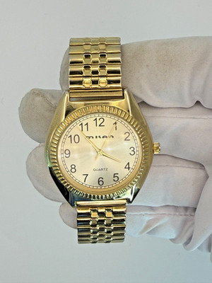 Mint Milan AST003 Dress Watch Gold Tone Sunburst - Working Caliber Y128 Movement