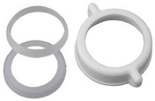 Slip Joint Nut Washer, White Plastic, 1.25 or 1.5-In. Tube - 829-054