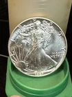 1987 American Silver Eagle Coins 1 oz $1 - 1 Tube - Twenty 20 BU Coins in Mint