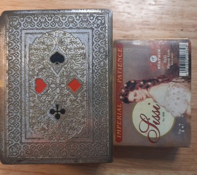 Vintage Piatnik Sissi Playing Cards in Ornate Polish Presentation Box