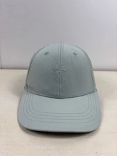 Blogilates Hat Cap Strap Back Womens Sage Green Criss Cross Ponytail Athletic