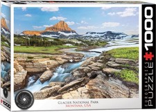Eurographics jigsaw puzzle; Glacier National Park; 1000 pieces