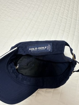 Vintage 90's Ralph Lauren Polo Golf Dark Blue StrapBack Golf Hat