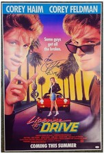 Corey Feldman Autograph Autographed 24x36 License To Drive Poster Exact Proof
