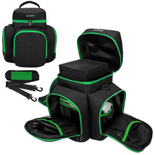 Carrying Case Compatible with Xbox Series X, Travel Bag with Multiple Storage Po