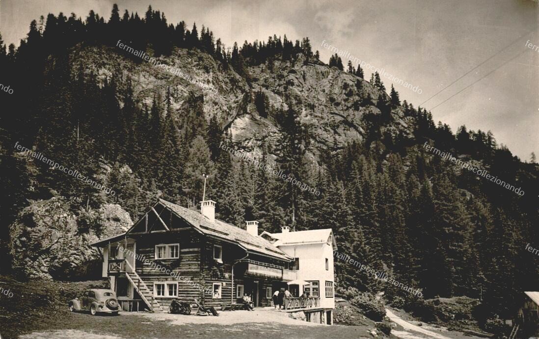 eq55 cartolina rifugio villette maria,pian trevisan,provincia di bolzano