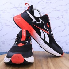 Reebok Verse Black White Red Running Shoes Athletic Sneaker Cushioned Men Sz 8.5
