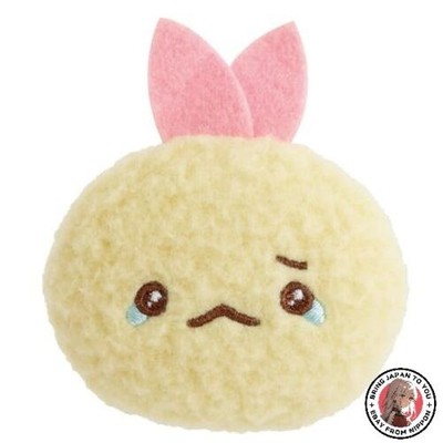 NEW AB38708 Sumikkogurashi Emojis Plush Toy Plush Badge Ebiten's Tail