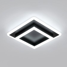 30W Modern LED Ceiling Light Square Cool White Chandelier Living Room Bedroom