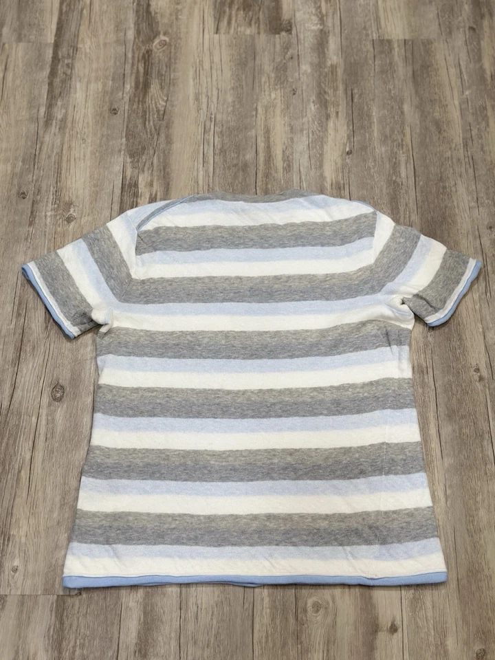 Camiseta Rag & Bone Tripp Doble Capa Rayas Mezcla Algodón y Lana Grande Foto 2 de 4