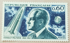 6B-Timbre France YT  1526 neuf **  année 1967 "Esnault Pelterie"