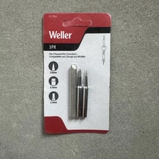 Weller Assorted Soldering Tips - 1 Packs - 3-Tips ea.  (WLTSIR60 - WLIR60)
