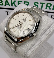 Omega Seamaster Aqua Terra 38.5mm White Dial Case #287 3