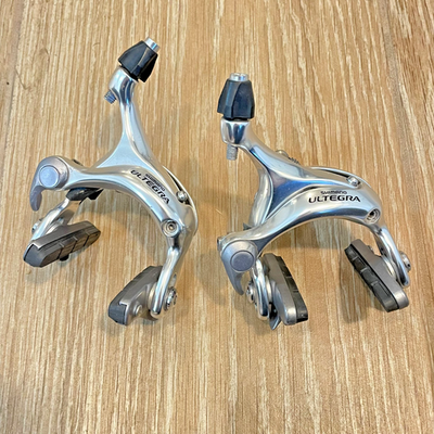パーツ SHIMANO ULTEGRA BR-6500 Shimano Ultegra BR-6500 Front & BR-6600 Rear Brake Calipers w Pads