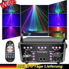 RGB Laser Projektor DMX Bühnenbeleuchtung Strobe Beam DJ Disco Party Lichteffekt
