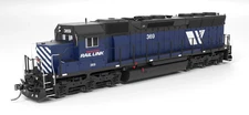 Broadway Limited HO 9819 Montana Rail Link MRL EMD SD45 Diesel Locomotive