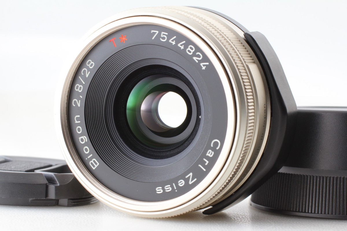 美品 CONTAX Carl Zeiss Biogon 28mm F2.8 T* MINT] Contax Carl Zeiss T* Biogon 28mm F/2.8 Lens for G1 G2