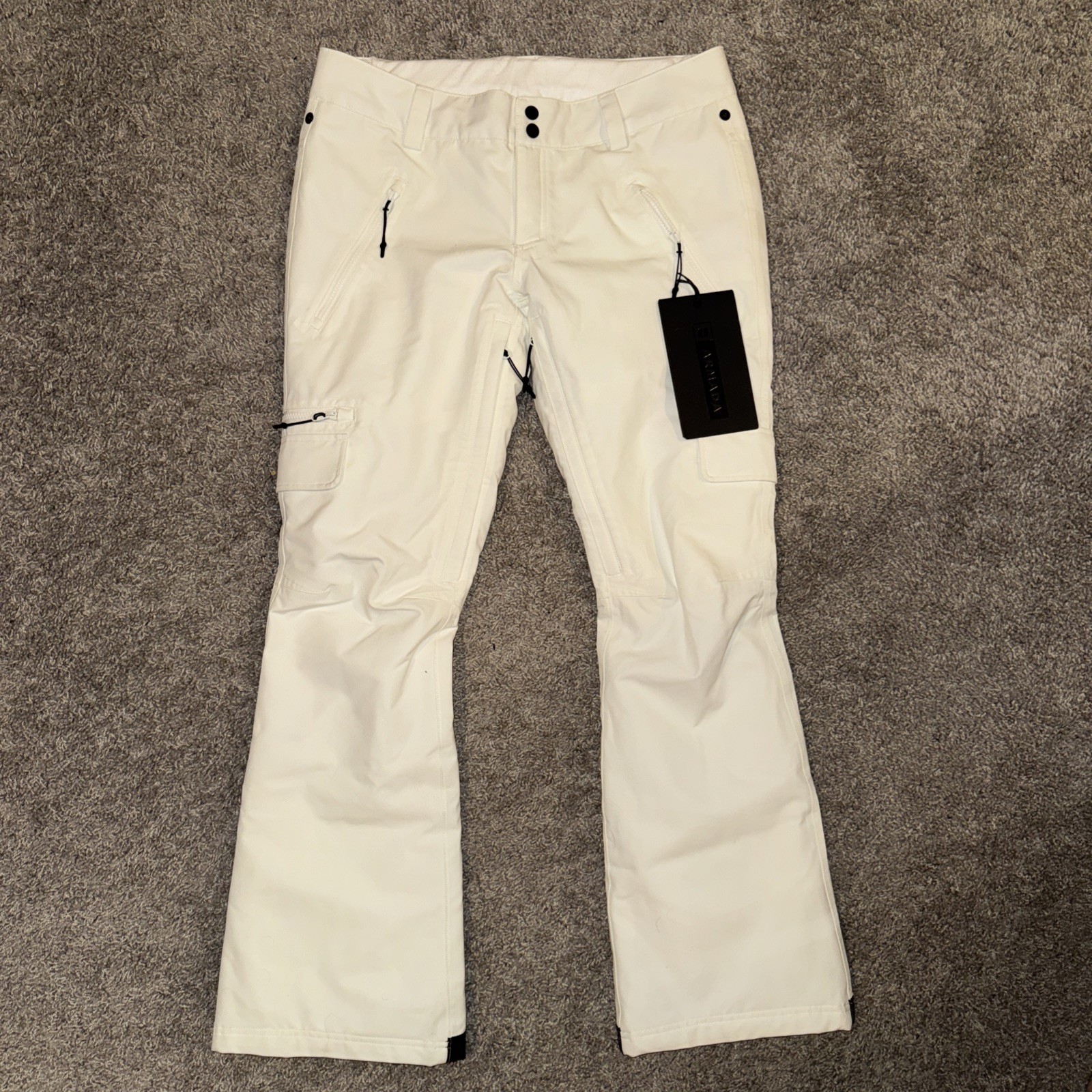 Armada Mula Snow Pants Women's Medium White Insulated Ski Snowboard NEW WITH TAG
