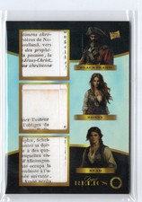 2025 Pieces of the Past Pirates Anne Bonny Mary Read  Blackbeard TRIPLE RELIC b