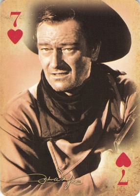 JOHN WAYNE as John Reynolds 1941 Lady From Louisiana 5 of Hearts Vandor Card