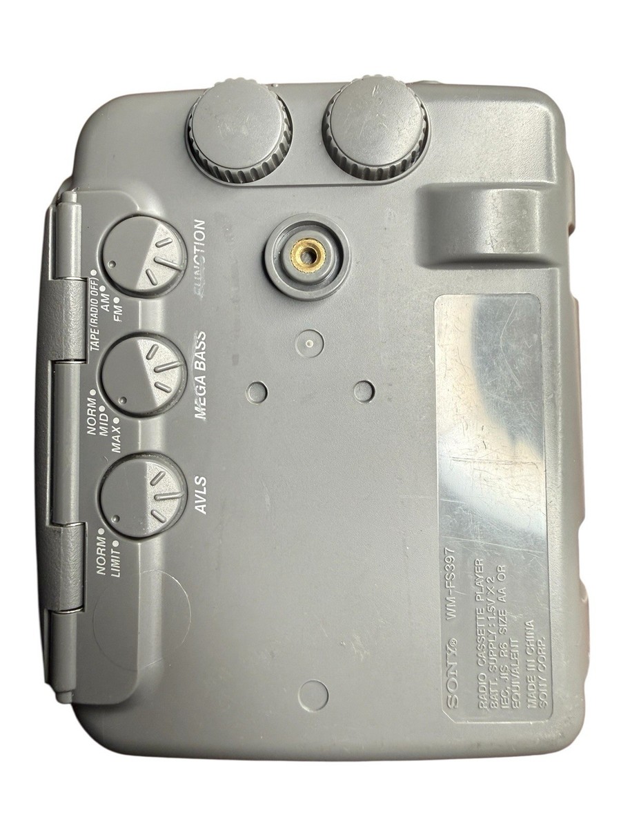 Vintage Sony Walkman Sports Mega Bass Wm-FS397 Cassette Player
