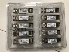 GENUINE Cisco 10GBASE-SR SFP+ Module for MMF - Silver SFP-10G-SR  - LOT OF 10