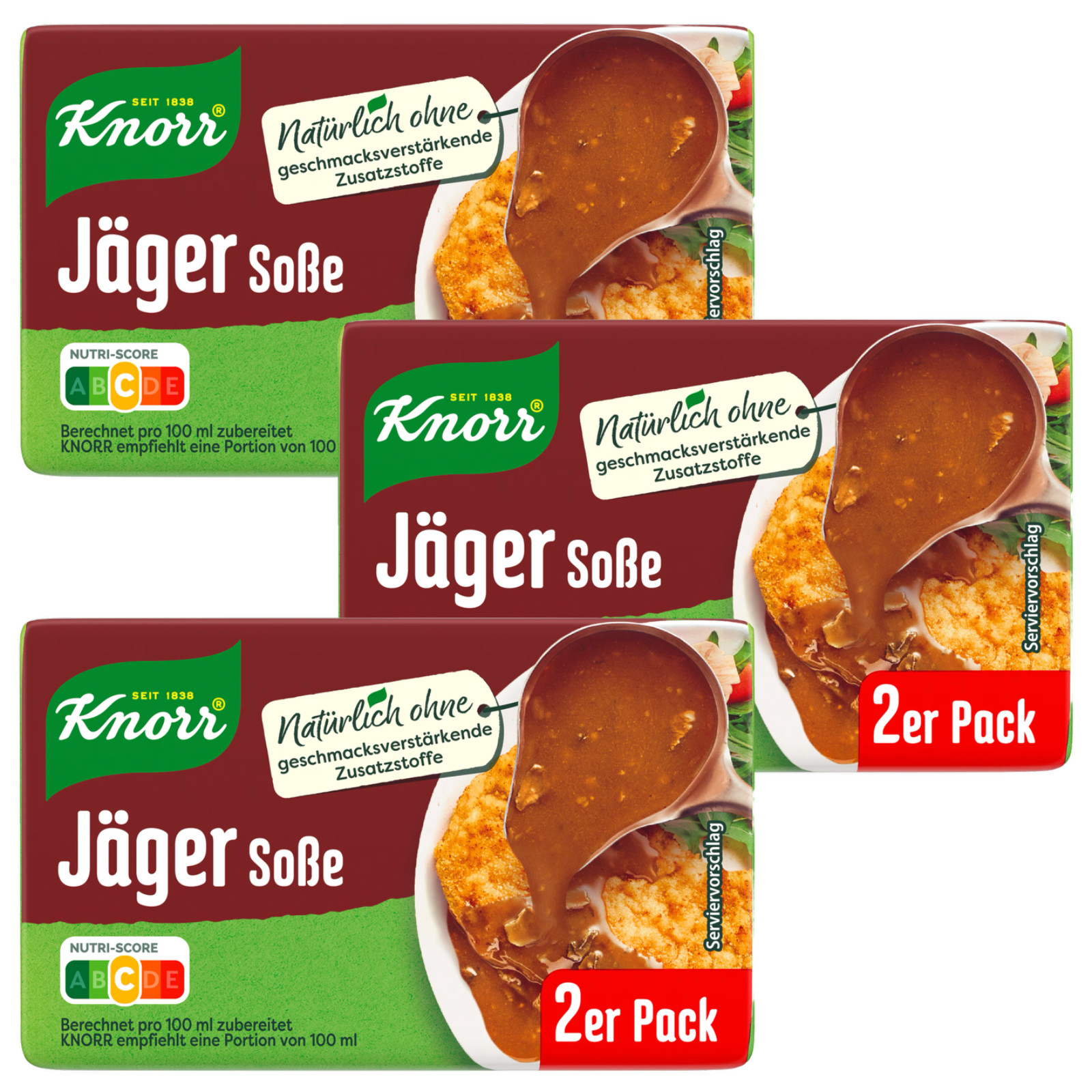 KNORR Jager Sosse Hunters Sauce 3 x DOUBLE PACK -Made in Germany-FREE SHIPPING 4690₽