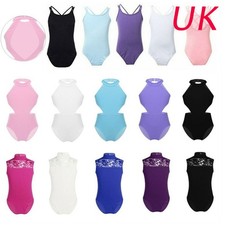 Toddlers Girls Ballet Basic Leotards Kids Gymnastics Bodysuit Dancewear Costumes