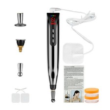 3-in-1 Acupuncture Pen Meridian Massage Acupressure Pen 3 Modes 19 Intensities