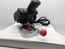 PORTABLE BENCH TOP MINI MITER MITTERED CUT OFF SAW PRECISION METAL WOOD PLASTIC