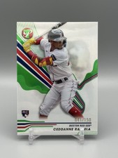 2024 Topps Pristine Ceddanne Rafaela RC Rookie Card Green /150 #39 Red Sox. rookie card picture