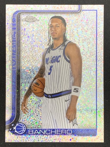 Paolo Banchero 2025-26 Topps Chrome Update Image Variation Speckle Refractor #5