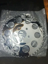 REAR CHROME SPROCKET 49 TOOTH PARTS FOR HARLEY CHOPPERS
