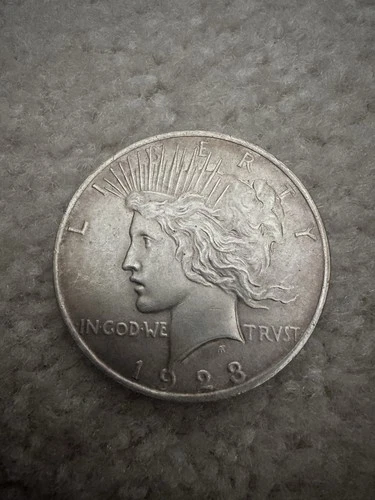 1923 Peace Silver Dollar – 90% Silver – Genuine U.S. $1 Coin – VF/XF Condition