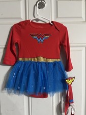 Wonder Woman Baby One-Piece Halloween Costume 12M NWT