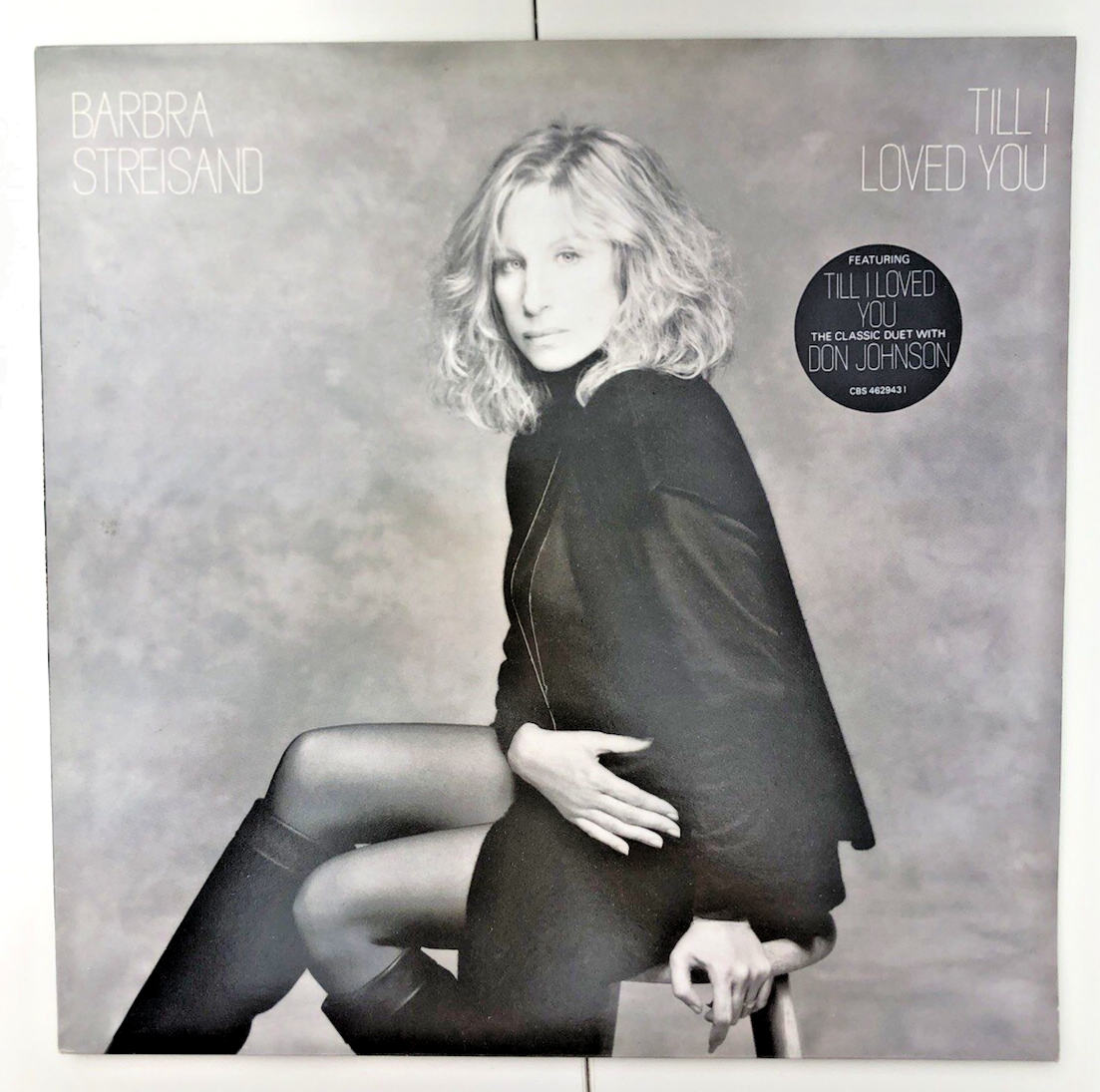 BARBRA STREISAND TILL I LOVED YOU 462943 1 1988 VINYL LP RECORD EX EX