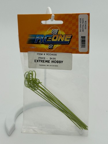 IMEX - RC ONE - LONG YELLOW BODY PINS (10) - #RCO4030 - NOS - NIP - Picture 1 of 2