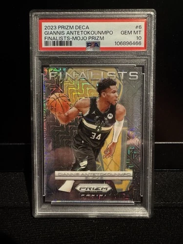 2023 Panini Prizm Deca Basketball Mojo Giannis Antetokounmpo #6 PSA 9