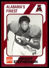 1989 Collegiate Collection Alabama Coke 580 Dwight Stephenson Alabama Crimson