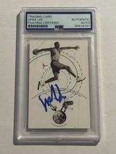 SPIKE LEE SIGNED AUTO RC ROOKIE 1991 Nike Michael Jordan CARD RARE #3 PSA. rookie card picture