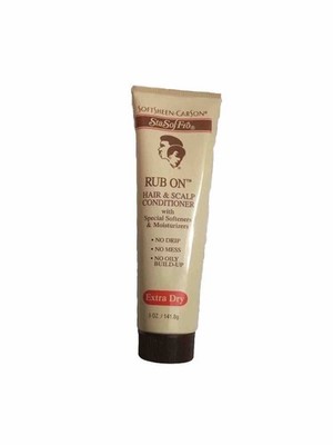 SoftSheen Carson Sta-Sof-Fro Rub On Hair & Scalp Conditioner Extra Dry 5 oz