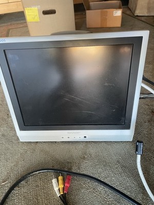 Sharp Aquos Liquid Crystal TV LC-13S1U-S LCD Retro Gaming Tv No