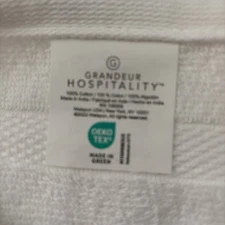 Grandeur Hospitality Towels Washcloth 100% Cotton 13x13 in 12 Pack